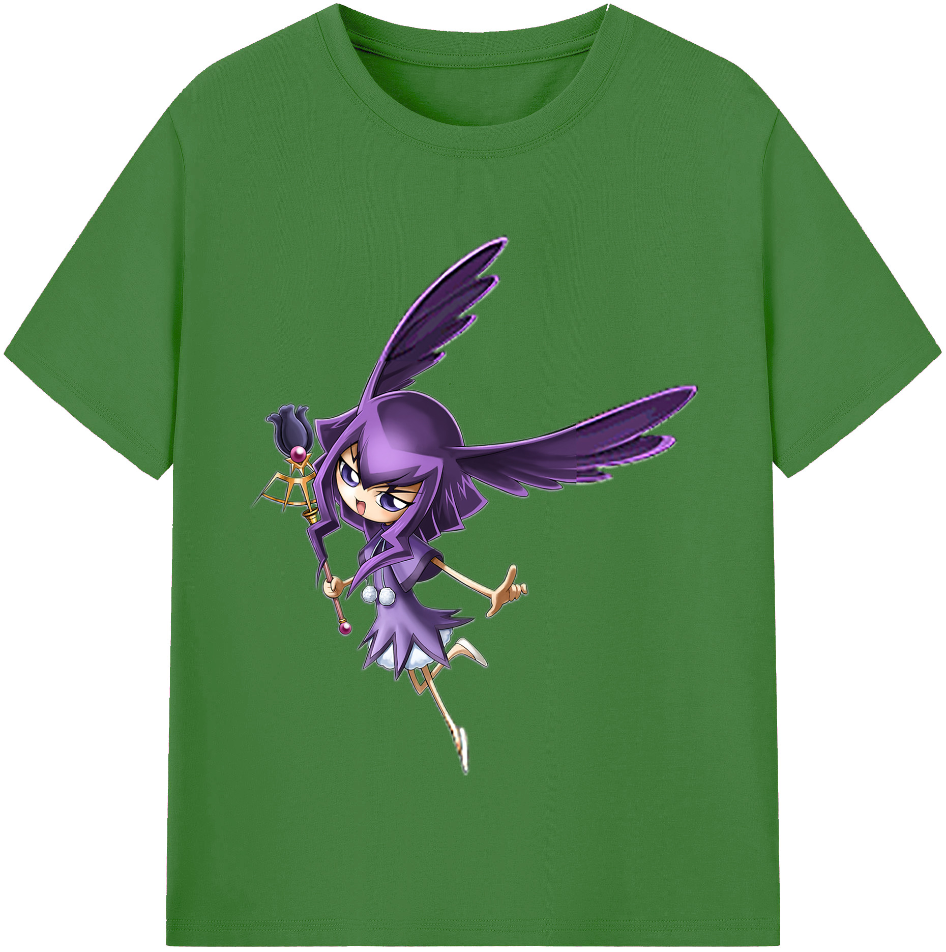 （画像用） 遊☆戯☆王 Yu-Gi-Oh! レディースカジュアルプリントTシャツ（綿100％）